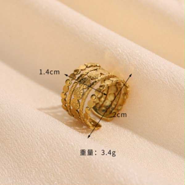 Statement Ring | SR188 | Gold