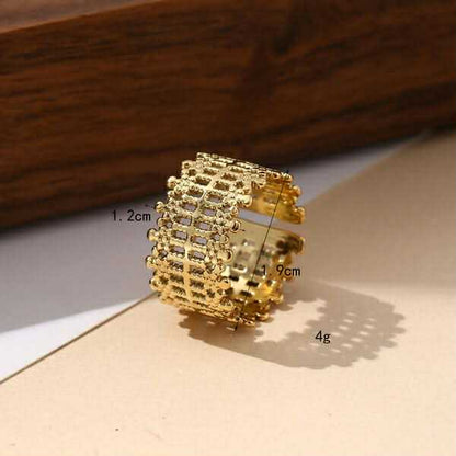 Statement Ring | SR184 | Gold