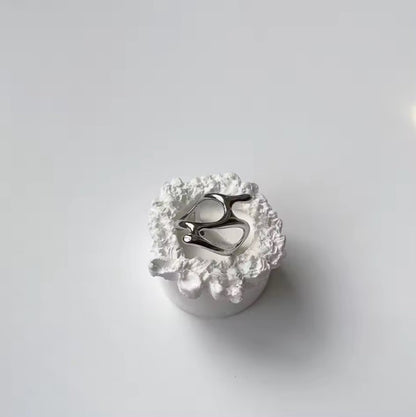 Hollow Branch Ring | SR053 | Silver