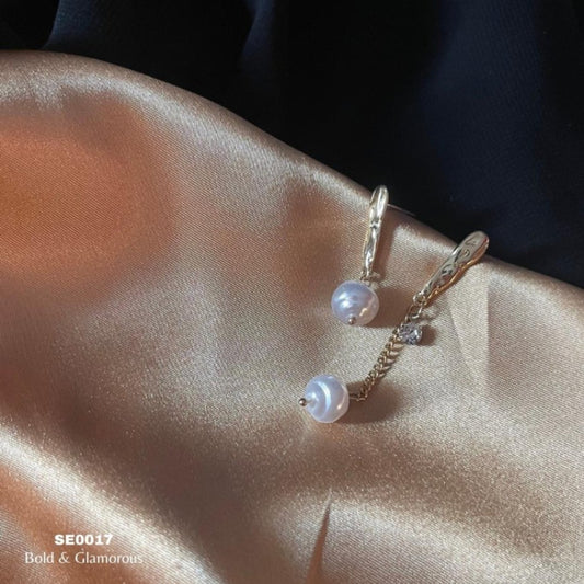 Irregular Pearl Drop Earring | SE017