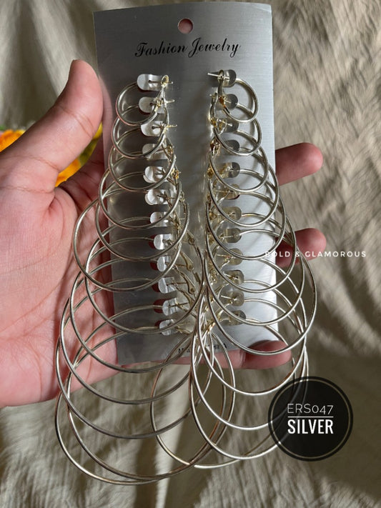 Earring Set | ERS047 | Silver