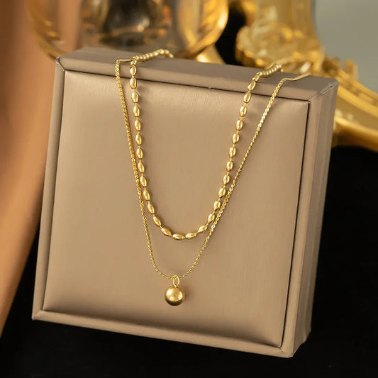 Necklace | SN122 | Layer Ball