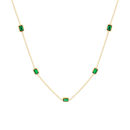 Necklace | SN116 | Green Diamond
