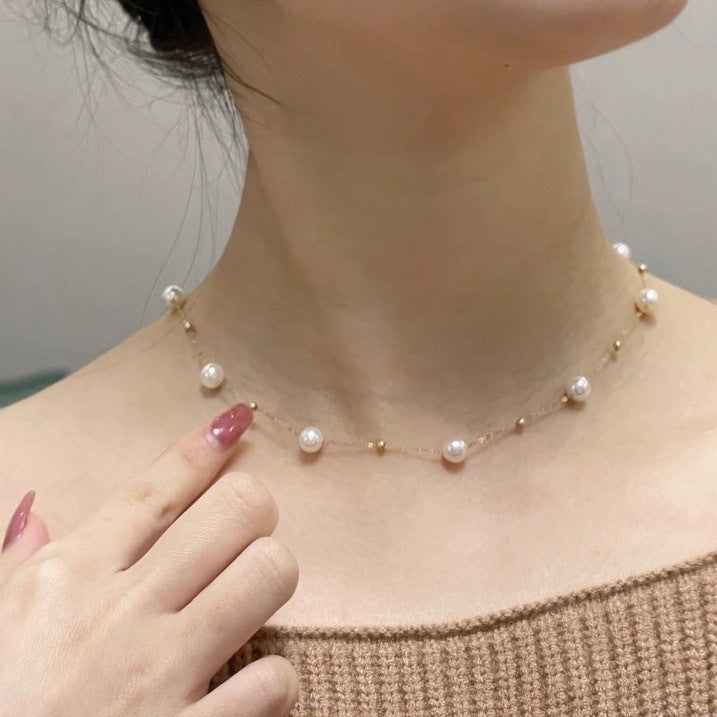 Necklace | SN117 | Starry Pearl